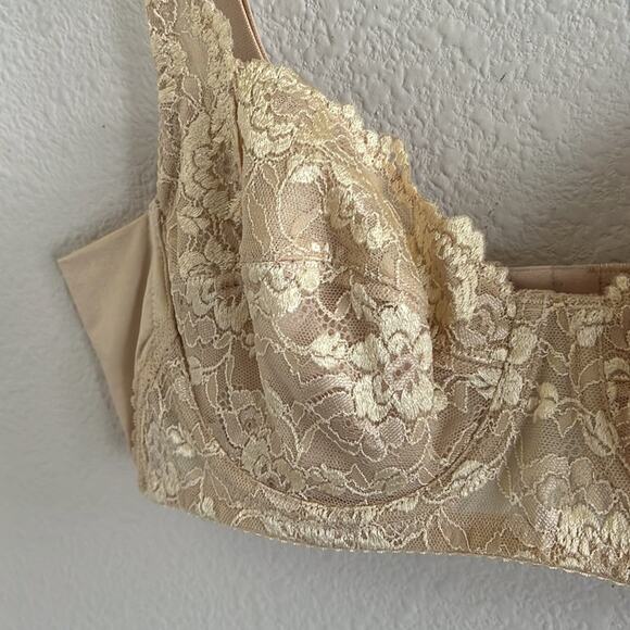 Wacoal BRB262 Lace Underwired Bra Cream Neutral  C85 - Picture 2 of 5